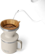 Load image into Gallery viewer, YETI Pour Over Coffee Maker Accessory Ramblers, Designed for Perfect Coffee Extraction Anywhere, Stainless Steel, fits any V60 Filter, Cape Taupe