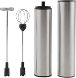 Load image into Gallery viewer, Portable USB Electric Milk Frother, Stainless steel Rechargeable Foam Maker For Coffee for Egg Whisk Mixer Handheld Kitchen Tool