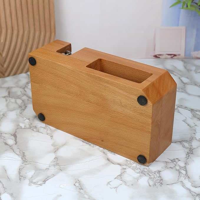 Espresso Tamping Station - Wooden Coffee Tamper Station For Storage 58 mm Portafilter Tamper Distributor - Espresso Organizer - Knock Box Accessories