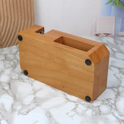 Espresso Tamping Station - Wooden Coffee Tamper Station For Storage 58 mm Portafilter Tamper Distributor - Espresso Organizer - Knock Box Accessories