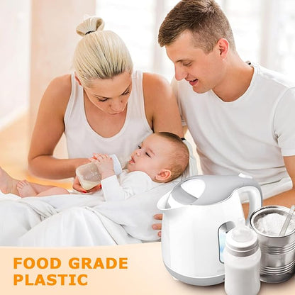 Aigostar Small Electric Kettle, 1L Portable Electric Tea Kettle 1100W with Automatic Shut-Off and Boil Dry Protection, Travel Hot Water Boiler Cordless for Making Coffee and Tea, BPA-Free, Grey