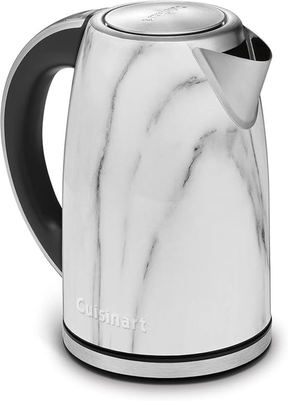 Cuisinart Electric Cordless 1.7-Liter Tea Kettle, Marble, JK17-MTG