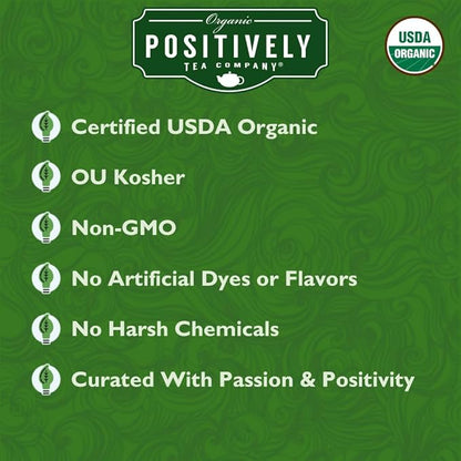 Organic Positively Tea Company, Irish Breakfast Black Tea, Loose Leaf, 16 Ounce