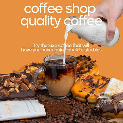 Sarasota Coffee Packs Bulk Ground Packets | Southern Pecan Flavored | Gourmet Assorted Gift Set Sampler | Low Acid Mold Free Individual Pouches for 12 Cup Coffee Maker | 1.75 Oz Bags, 100 Count