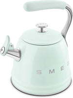 Load image into Gallery viewer, SMEG Retro Stovetop Whistling Kettle – 2.4Q (Pastel Green)