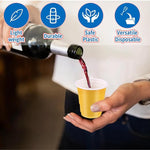 Load image into Gallery viewer, 100 Pack 2 oz Plastic Shot Cups, Mini Disposable Shot Glasses, 2 oz Party Mini Cups for Bachelorette Party, Birthday, Parties Favor, Baby Shower Supplies (Multi Colors)