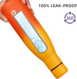 Load image into Gallery viewer, BJPKPK Insulated Water Bottle 17oz Stainless Steel Water Bottles Dishwasher Safe Reusable Metal Thermal Keep Cold and Hot,Sunset Orange