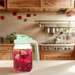 Load image into Gallery viewer, Fermus Cold Brew Coffee Maker, 32oz / 1Quart Glass Pitcher with Stainless Steel Filter and Pour Spout Handle Lid, Mason Jar for Making Cold Coffee, Fruit Drinks, Sun Tea (1, 32 Ounces)