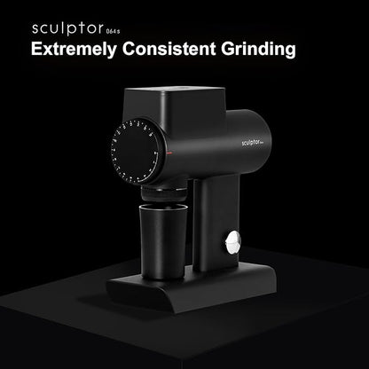 TIMEMORE Sculptor 064S Flat Burr Coffee Bean Grinder, Electric Espresso Grinder with Stepless Coarseness Adjustment, Suitable for Pour over, French Press, Cold Brew - Black