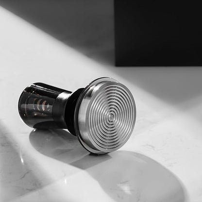 IKAPE 53.3MM Semi-Transparent Coffee Tamper for Espresso, Spring Calibrated with Threaded Premium Stainless Steel Base, Suitable for 54mm Breville Bottomless Portafilters(New Upgrade)