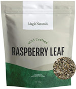 Load image into Gallery viewer, MagJo Naturals, Red Raspberry Leaf (16 Oz) Dried leaves, Wild-Harvest, herbal tea, Cut &amp; Sifted, Packaged in USA, resealable bag