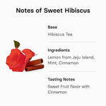Load image into Gallery viewer, OSULLOC Sweet Hibiscus (Lemon &amp; Cinnamon flavor), Decaffeinated Herbal tea, Relaxing Fruit Blended Hibiscus tea, Premium Tea bags from Jeju Island, 20 count, 1.27 oz