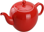 Load image into Gallery viewer, Antique Ceramic Teapot Coffee Pot with Infuser, 400ml (1-2 cups) Small Porcelain Tea Pots for Loose Leaf Tea, with Removable Stainless Steel Strainer and Lid for Gift (Red)