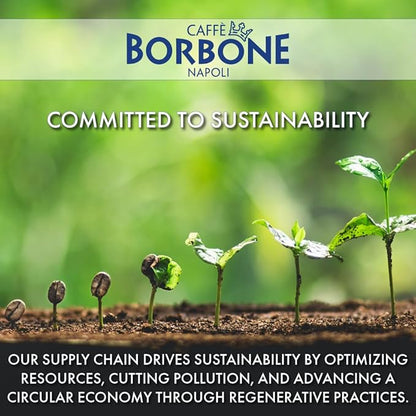 Caffe Borbone Aluminum Coffee Pods, Compatible with Nespresso Original Machines, Crema Superiore, Medium Roast, Creamy and Smooth, Genuine Italian Coffee - NOT compatible with Vertuo - 100 Count