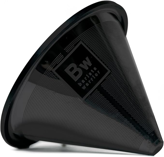 Barista Warrior Pour Over Filters – Compatible with Chemex, Hario V60 & Popular Coffee Makers – Reusable Stainless Steel – Best Coffee Maker and Bar Accessories