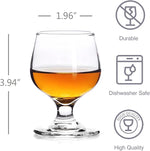 Load image into Gallery viewer, Shot Glasses, 5oz Glass Set of 6/Clear Glasses/Cute Glasses/Perfect for Tasting Brandy/Glass Snifters, 6 Count (Pack of 1)