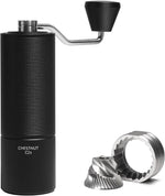 Load image into Gallery viewer, TIMEMORE Chestnut C2S Manual Coffee Grinder Stainless Steel S2C Conical Burr Coffee Grinder, Capacity 25g Hand Coffee Bean Grinder, Double Bearing Positioning, Black