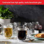 Load image into Gallery viewer, ZWILLING Sorrento Plus 2-pc Double-Wall Glass Coffee Mug Set, Clear