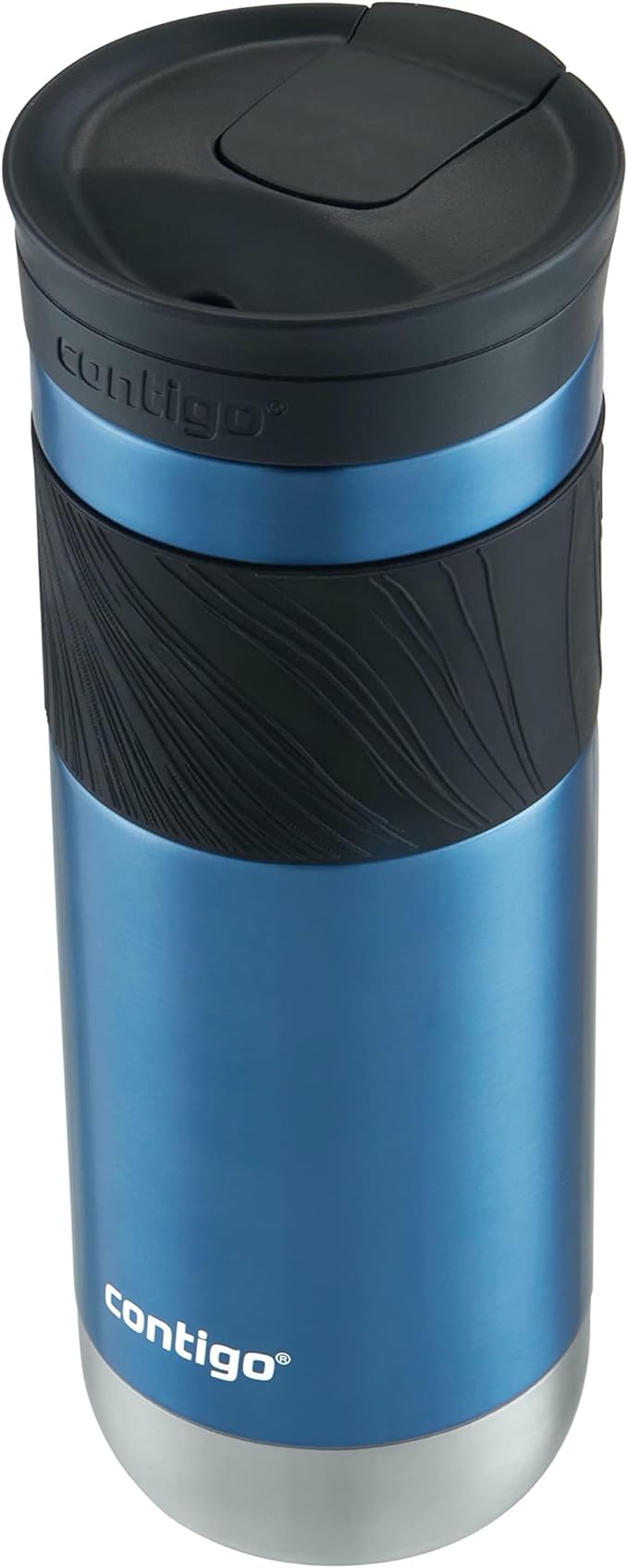 Contigo Byron Vacuum-Insulated Stainless Steel Travel Mug, 20oz - Leak-Proof Lid, BPA-Free, Blue Corn - Perfect Reusable Cup for Coffee or Water; hot and cold beverage holder (Pack of 4)