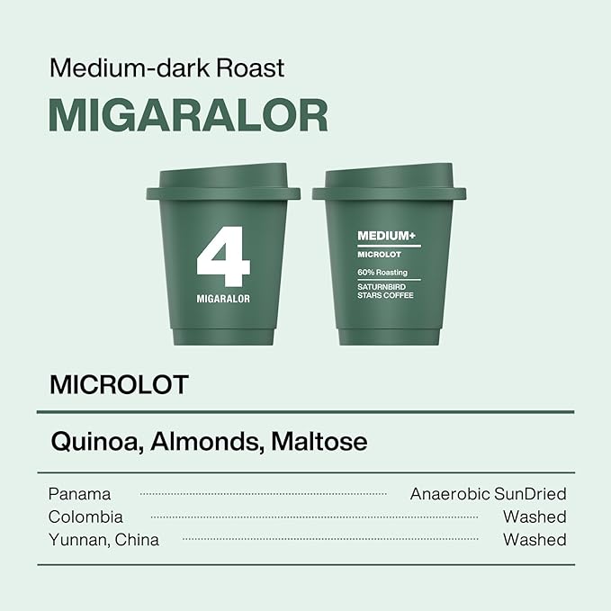 SATURNBIRD Coffee Instant Cold Brew, Medium-Dark Roast, Smooth & Balanced Blend of 100% Specialty Arabica, Enjoy Hot or Cold, Freeze Dried Iced Coffee, 24 Single Servings for Home Travel Office (NO.4)