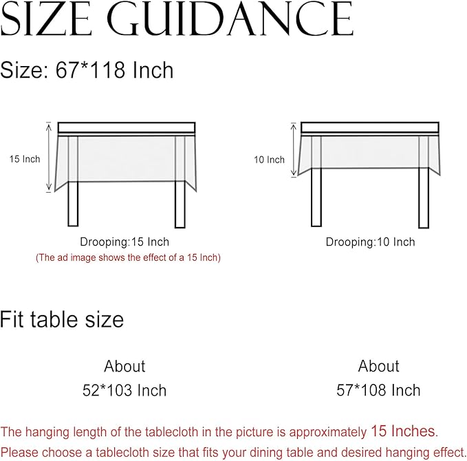 Designer Linen Floral Extra Long Rectangle Tablecloth,Pale Yellow Farmhouse Indoor Table Cloth,Durable Decor Tablecloths for Dining Kitchen Thanksgiving,67"*118"-Chamonix A