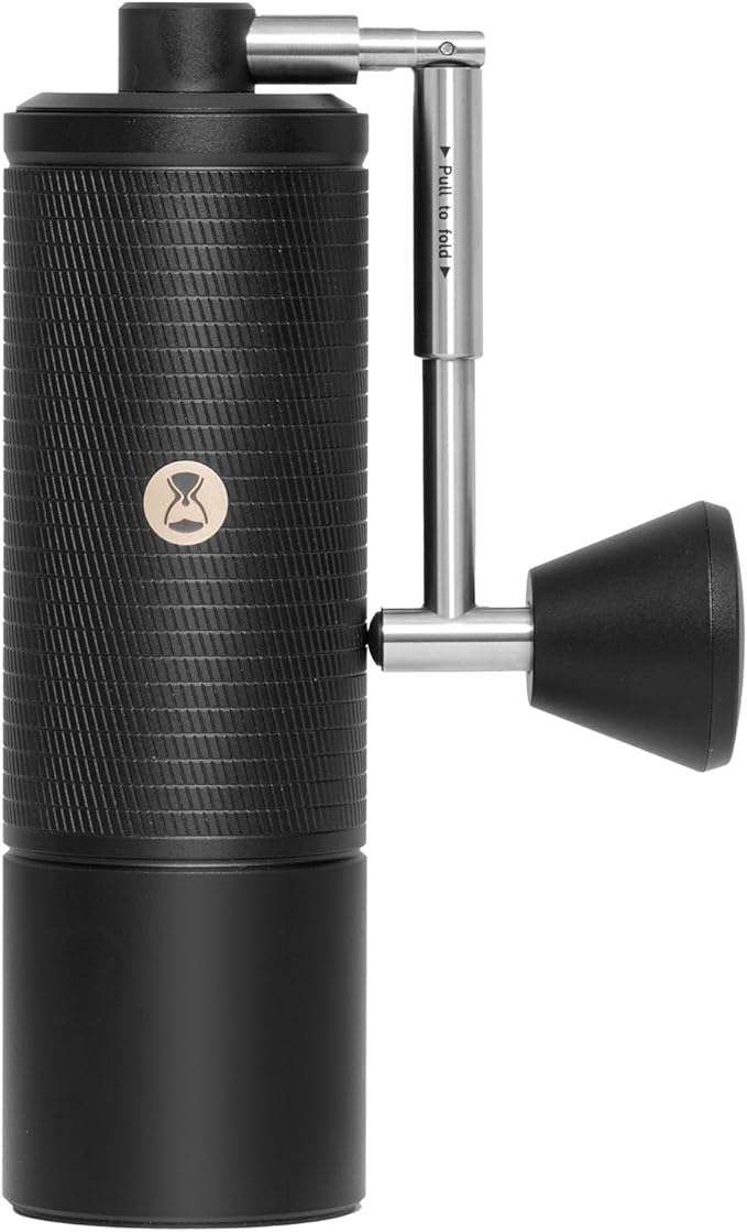 TIMEMORE C5 ESP Pro Manual Coffee Grinder with S2C-042-III Conical Burr, 0.015mm Precision Adjustment, All-Metal Portable Hand Coffee Mill for Espresso/French Press/Pour Over - Black