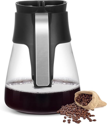 10 Cup Coffee Pot Replacement for Ninja Specialty Coffee Maker, Glass Coffee Carafe Compatible with Ninja CM401 CM371 CP300 CP301 CM300 CM400 CF091 ect.