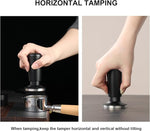 Load image into Gallery viewer, 53mm Espresso Tamper,Spring Loaded Tamper with Stainless Steel Flat Base,Compatible with 53mm Portafilter,Coffee Tamper for Coffees Enthusiast and Home Barista
