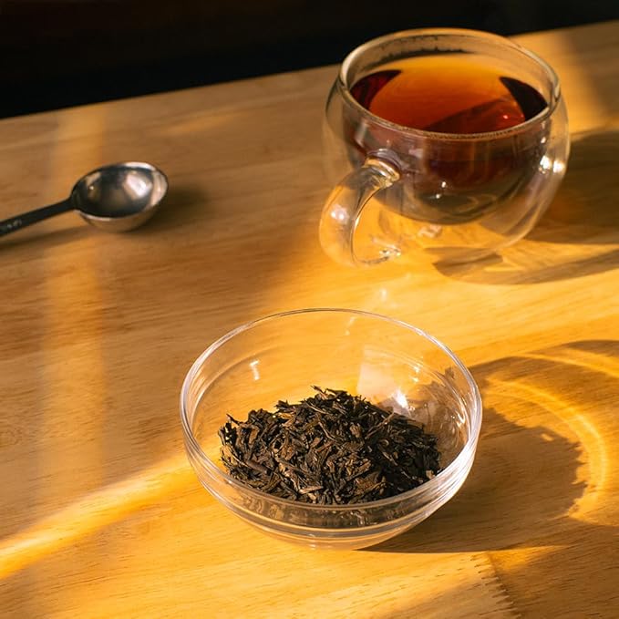 Organic Positively Tea Company, Hojicha, Green Tea, Loose Leaf, 16 Ounce