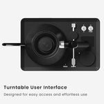 Load image into Gallery viewer, DJ Electric Gooseneck Kettle - Pour Over Coffee &amp; Tea - Turntable Design - Water Boiler - Quick Heating &amp; Temperature Control - Black