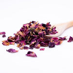Load image into Gallery viewer, MagJo Naturals Red Rose Petals, Dried, Culinary Grade A, Harvested from Faiyum Oasis in Egypt (4 oz)