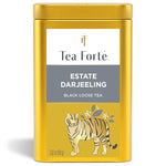 Load image into Gallery viewer, Tea Forte Estate Darjeeling Premium Loose Leaf Caffeinated Black Tea Blend Canister, Makes 35-50 Cups