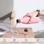 Load image into Gallery viewer, BJPKPK Stainless Steel Water Bottles 17oz Insulated Water Bottle for Travel,Green