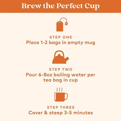 Organic India Tulsi Turmeric Chai Tea - Herbal Tea Bags with Caffeine, Ginger Root, Cinnamon, Holy Basil, Stress Relieving and Energizing, Immune Support, Helps Digestion - 18 Count, Pack of 6