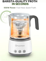 Load image into Gallery viewer, Maestri House Milk Frother, 4-in-1 Electric Milk Steamer and Frother, 16.9OZ 600W Smart Touch Control Hot and Cold Foam Maker, Memory Function for Latte, Cappuccinos, Warm Milk, Hot Chocolate Milk
