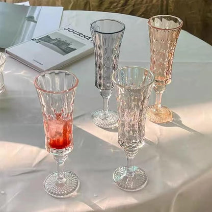 Cordial Glasses with Stem, Crystal Fancy Shot Glasses - Set of 12 | Limoncello Glasses | Sherry | Liqueur 1.5 oz / 45 ml