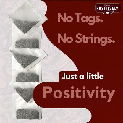 Organic Positively Tea Company, South African Red Rooibos Tea Bags, 100 Count, Eco-Friendly Tea Bags, Non-GMO