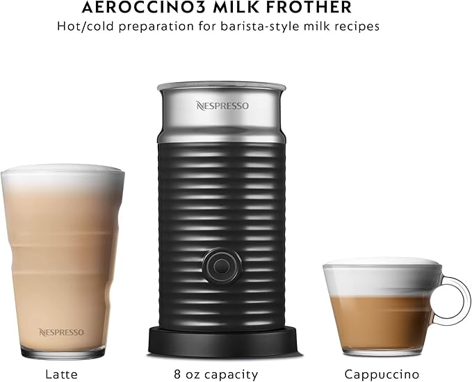 Nespresso Vertuo Pop+ Coffee and Espresso Maker by De'Longhi with Milk Frother, Candy Pink