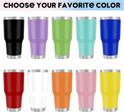 Personalized Tumbler with Name, Custom Travel Coffee Mug,Customized 30 oz Stainless Steel Tumbler, Christmas Birthday Gifts for Women Men