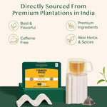 Load image into Gallery viewer, VAHDAM, Turmeric Spice Herbal Tea Bags (30 Count) Caffeine Free, Non GMO, Gluten Free | 100% Pure Herbal Tisane - Savory &amp; Spicy | Individually Wrapped Pyramid Tea Bags | Direct from Source