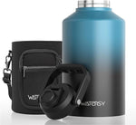Load image into Gallery viewer, 1.5 Gallon Water Bottle Insulated(Cold for 48 Hrs),BPA Free&amp;Leak Proof,196oz Stainless Steel Water Jug,Big thermos,Large Water Bottle with Handle for Gym,Hiking,Camping&amp;Travel,Lake Blue