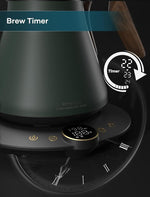 Load image into Gallery viewer, Electric Kettles, INTASTING Gooseneck Electric Kettle, ±1℉ Temperature Control, Stainless Steel Inner, Quick Heating, for Pour Over Coffee, Brew Tea, Boil Hot Water, 0.9L (Forest Green)