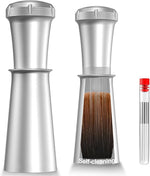 Load image into Gallery viewer, WDT Espresso Stirrer, Espresso Distribution Tool with Self Cleaning Brush, 10 x 0.35mm WDT Needles and Extra 10 Needles for Espresso Distributor, Aluminum Handle with Stand for Barista