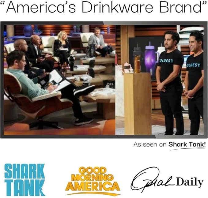 Coldest Tumbler with Handle and Straw - 100% Spill Proof Tumbler with Straw (3 Lids) - Stainless Steel Insulated Leakproof Tumblers for Women & Men - 36 oz (Pink Reflections)