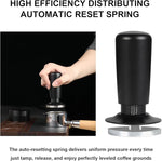 Load image into Gallery viewer, TFSWUFI 53mm Espresso Tamper,Spring Loaded Tamper with Stainless Steel Ripple Base,Compatible with 53mm Portafilter,Coffee Tamper for Coffees Enthusiast and Home Barista