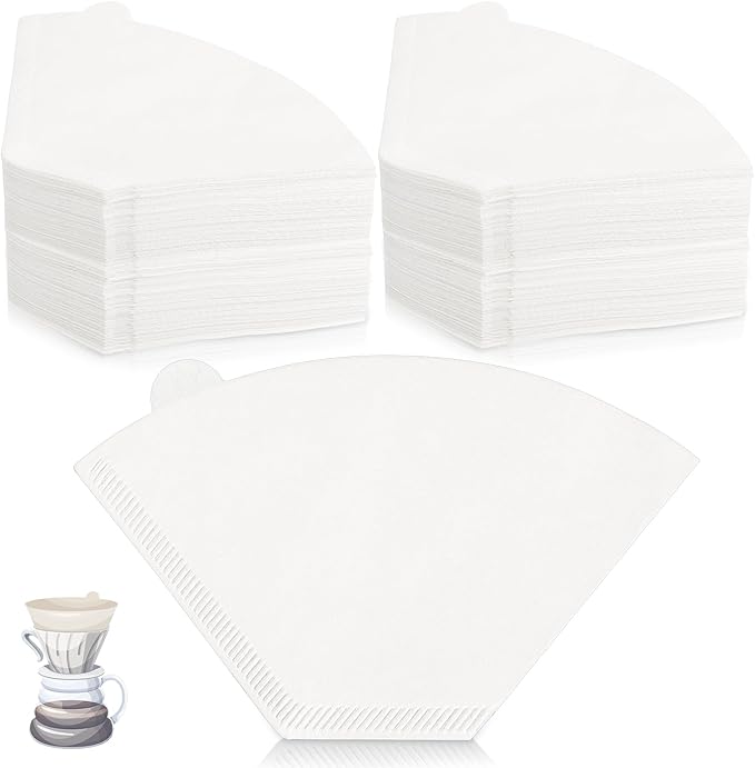 Skylety 500 Count #2 Cone Coffee Filter, Coffee Filters 2 Cone Pour Over Filters Natural Paper Unbleached Disposable Coffee Filters for Coffee Dripper and Drip Coffee Maker