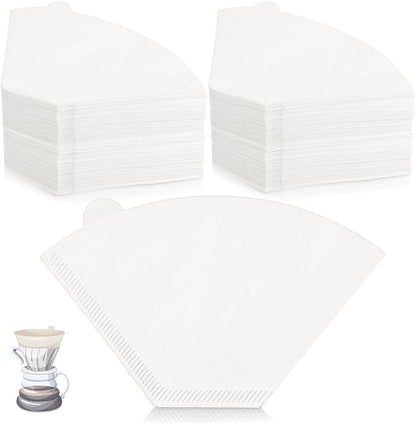 Skylety 500 Count #2 Cone Coffee Filter, Coffee Filters 2 Cone Pour Over Filters Natural Paper Unbleached Disposable Coffee Filters for Coffee Dripper and Drip Coffee Maker