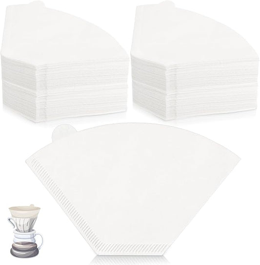 Skylety 500 Count #2 Cone Coffee Filter, Coffee Filters 2 Cone Pour Over Filters Natural Paper Unbleached Disposable Coffee Filters for Coffee Dripper and Drip Coffee Maker