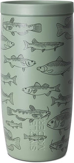 Load image into Gallery viewer, Simple Modern Father's Day Signature Voyager | 16oz Travel Coffee Mug Tumbler with 360° Lid | Gifts for Dad, Him | Ceramic-Lined Insulated Stainless Steel Cold Brew Iced Coffee Cup | Fish On
