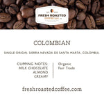 Load image into Gallery viewer, Fresh Roasted Coffee, Organic Colombian | USDA Organic, 100% Single Origin, Kosher | Medium Roast 12 oz Whole Bean